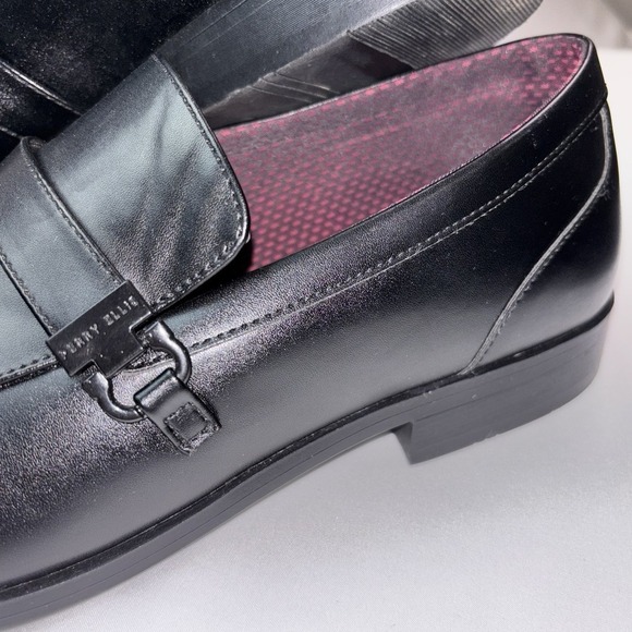 Perry Ellis Mens Portfolio Devonte Black Loafers Ultra Foam‎ Size 11.5 - Picture 3 of 8